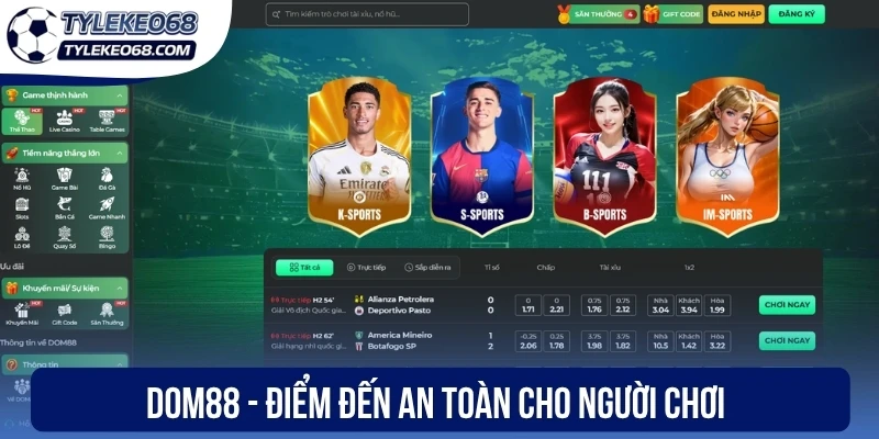 Top 10+ Nhà Cái Uy Tín Nhất 2026 - Đánh Giá Minh Bạch, An Toàn 39 Dom88 - Điểm đến an toàn cho người chơi
